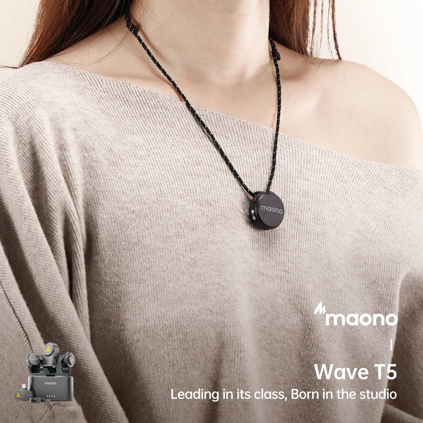 MAONO WAVE T5 PC2 TYPE-C RECEIVER MICROPHONE