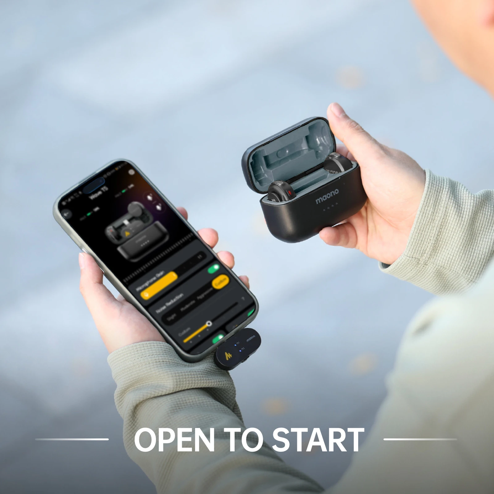 MAONO WAVE T5 PC2 TYPE-C RECEIVER MICROPHONE - Thumbnail 3