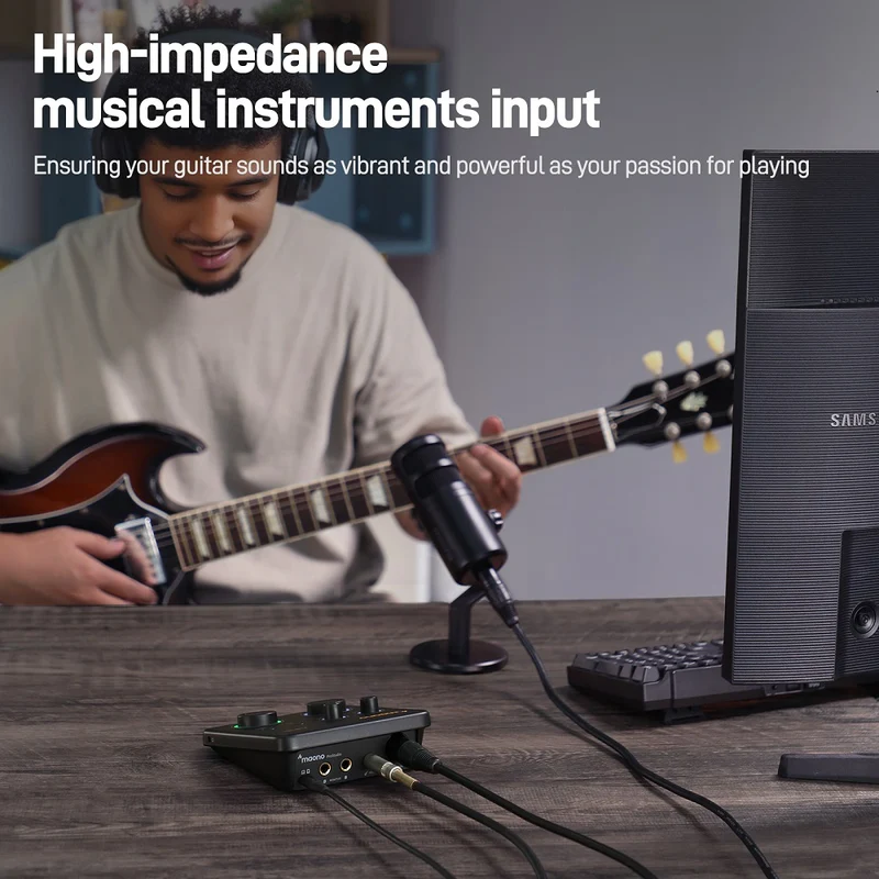 Maono PS22 Lite Audio Interface Mixer - Thumbnail 7