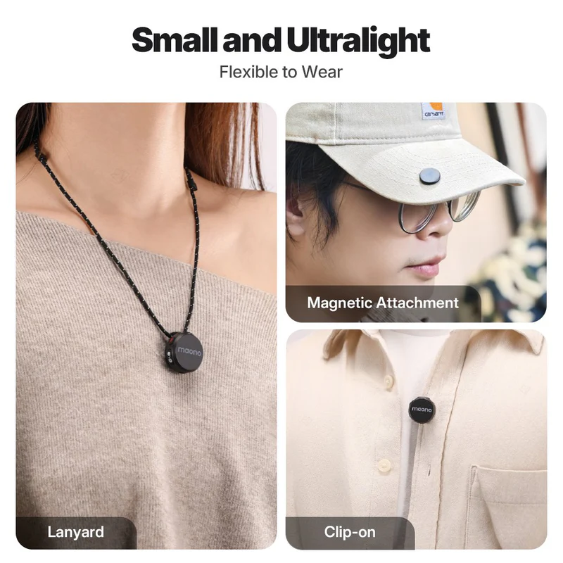 MAONO WAVE T5 PA3 TYPE-C/LIGHTNING & CAMERA RECEIVER MICROPHONE - Thumbnail 6