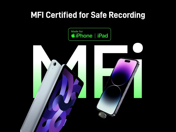  MAONO WAVE T1 MINI PBC2 TYPE-C & LIGHTNING RECEIVER MICROPHONE - Thumbnail 9