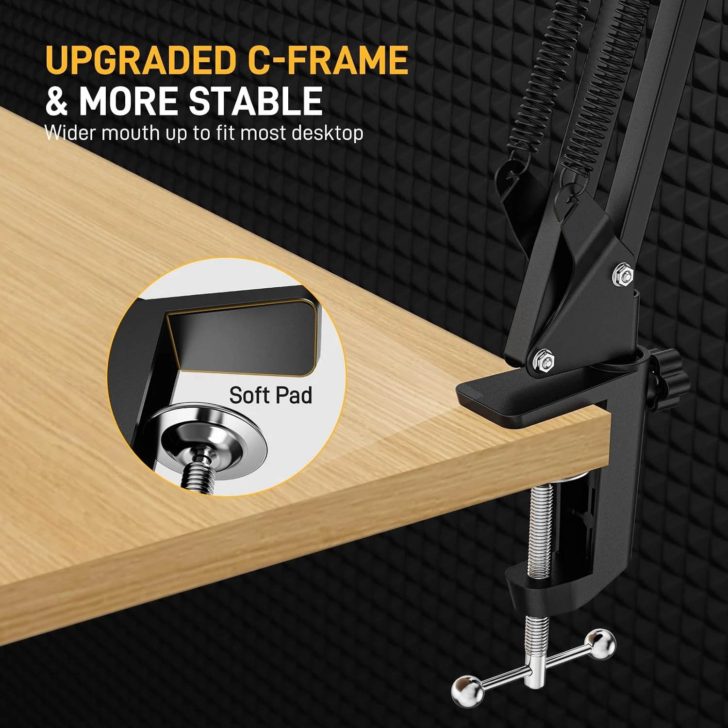 MAONO BA20 Microphone Boom Arm Stand - Thumbnail 7
