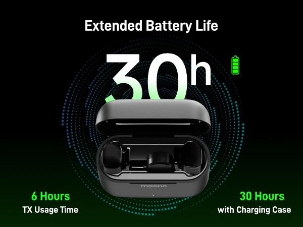  MAONO WAVE T1 MINI PBC2 TYPE-C & LIGHTNING RECEIVER MICROPHONE - Thumbnail 7