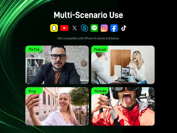  MAONO WAVE T1 MINI PBC2 TYPE-C & LIGHTNING RECEIVER MICROPHONE - Thumbnail 10