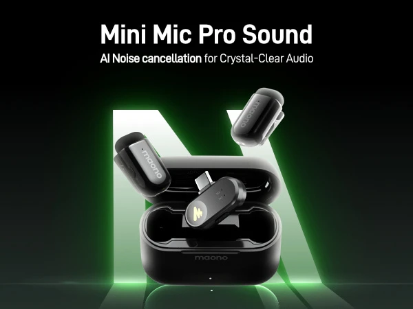 MAONO WAVE T1 MINI PC2 TYPE-C RECEIVER MICROPHONE - Thumbnail 4