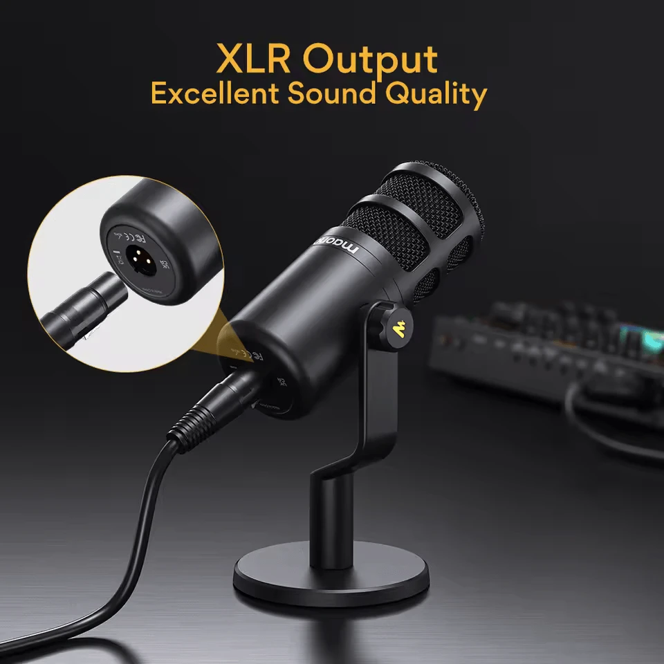 MAONO PD100 GEN 2 S USB/XLR DYNAMIC MICROPHONE  (WITH BOOM ARM STAND) - Thumbnail 3