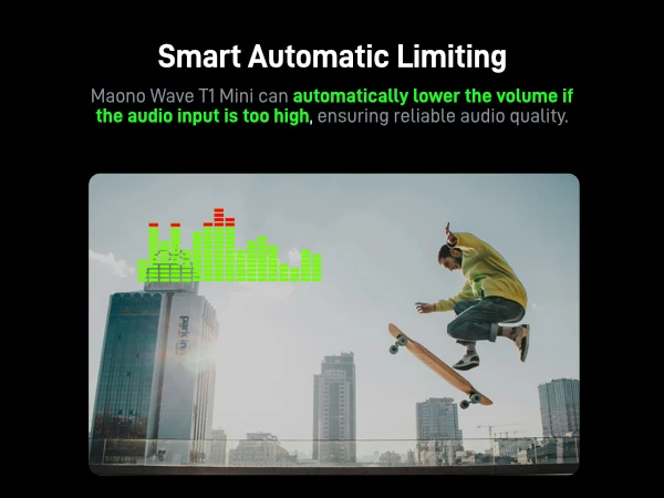  MAONO WAVE T1 MINI PBC2 TYPE-C & LIGHTNING RECEIVER MICROPHONE - Thumbnail 6