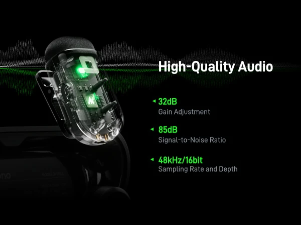 MAONO WAVE T1 MINI PC2 TYPE-C RECEIVER MICROPHONE - Thumbnail 8