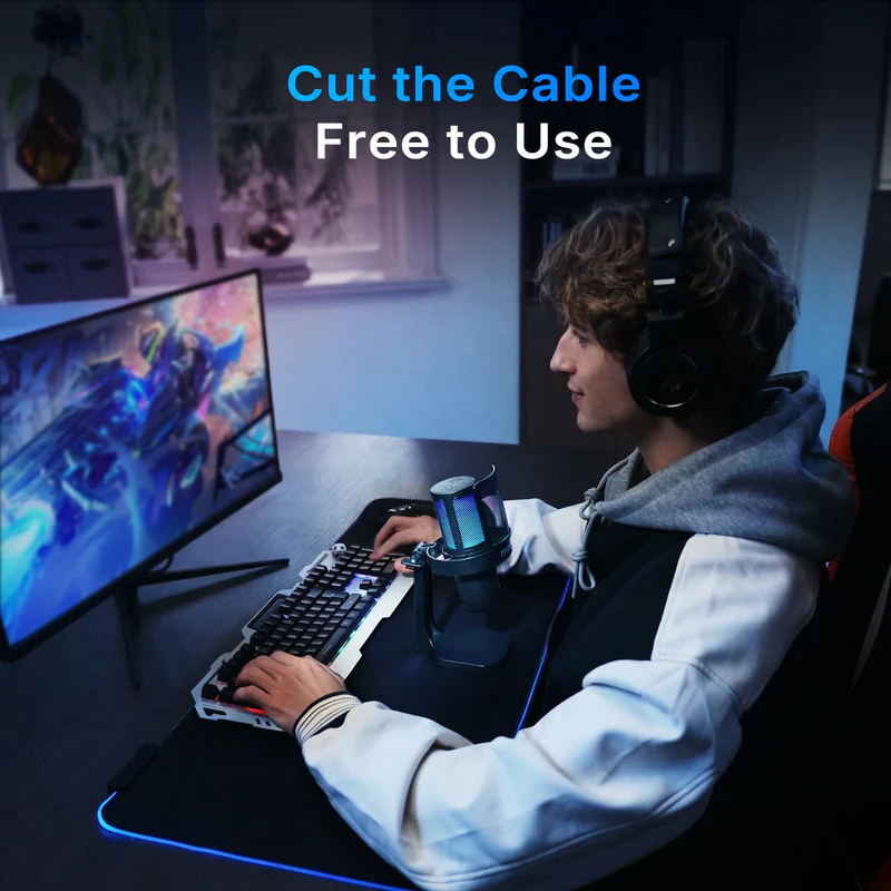 New Launch | DGM20W Wireless Gaming Microphone - Thumbnail 2