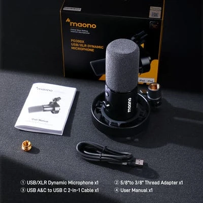 MAONO PD300X Dynamic Microphone - Thumbnail 9
