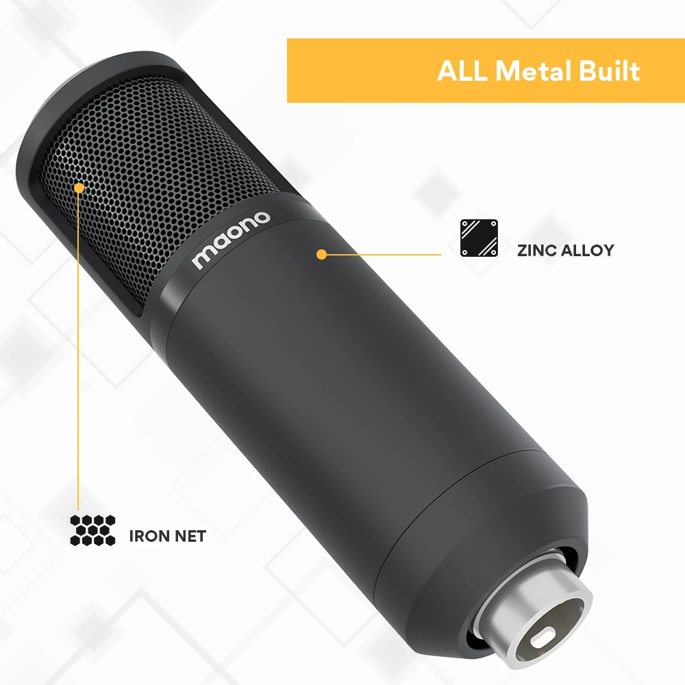 MAONO PM320 Studio Condenser XLR Microphone - Thumbnail 10